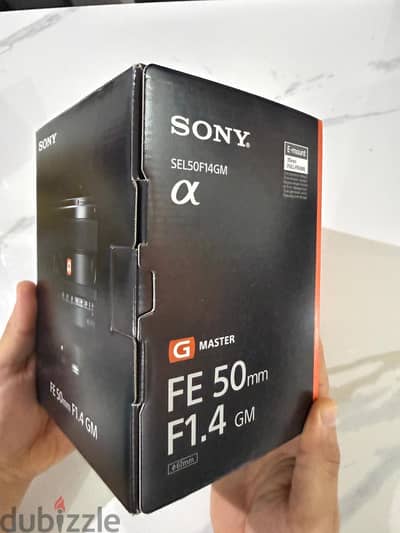 new sony lens 50 1.4 GM