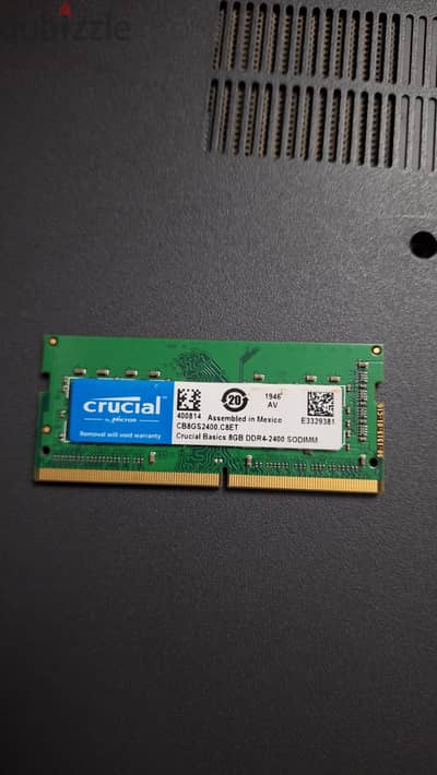 رام لابتوب crucial 8g ddr4