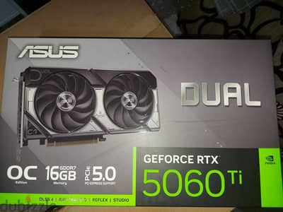 Asus RTX 5060 TI 16 G جديدة