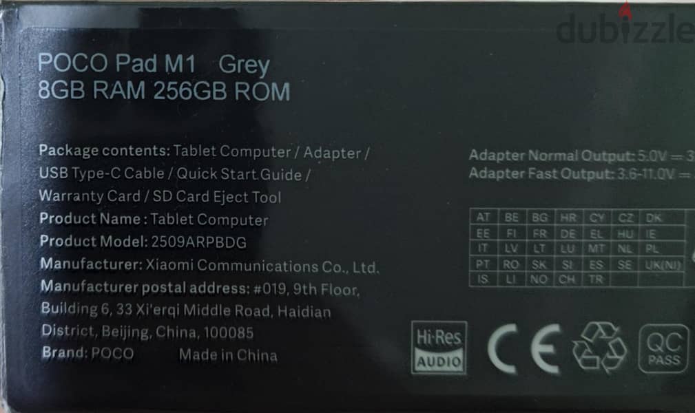 poco pad m1 8/256gb gray 2