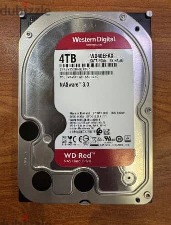 هارد 4 تيرا احمر HDD 4 TERA RED