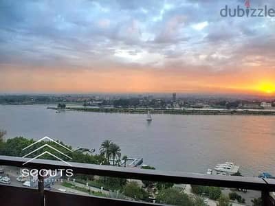 شقه مفروشه  للبيع سكن - واستثمار في المعادي بفيو مباشر علي النيل وجزيره الدهب بأعلي عائد استثماري بجوار هيلتون Furnished Apartment