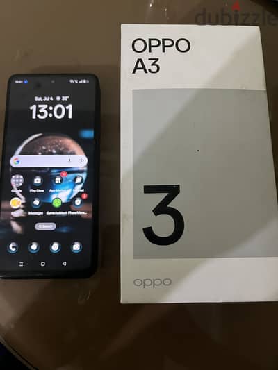 أوبو Oppo A3 كسر زيرو بالعلبة وكل المشتملات الأصلية - حالة ممتازة