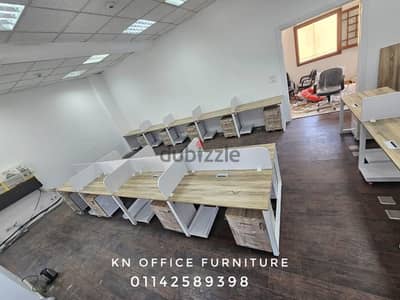 وورك ستيشن خشب mdfاسباني مقاس الفرد 120سم