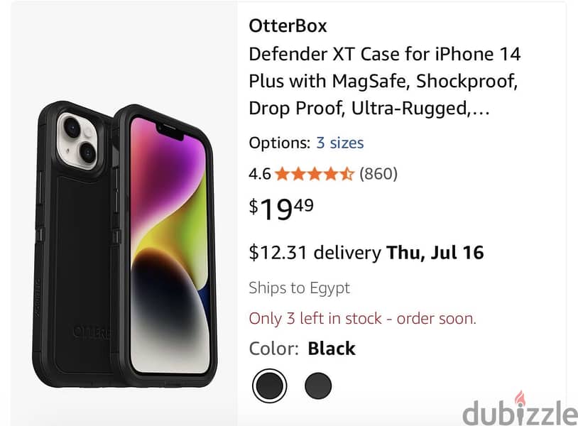 Armor Case Otterbox for iPhone 15/14 plus 2