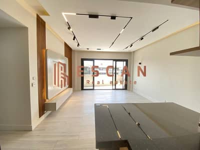 108m² apartment with kitchen for sale in Madinaty B15, fully finished to a high standard, open garden and street view