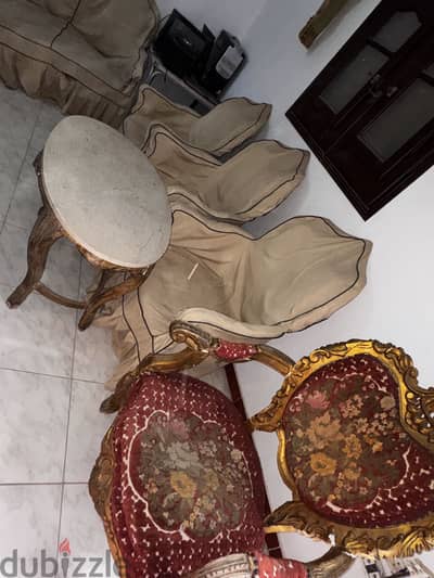 صالون كلاسيك خشب زان