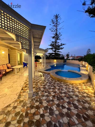 Villa for rent 4 rooms with air conditioners private pool Ramses Village K45 North Coast