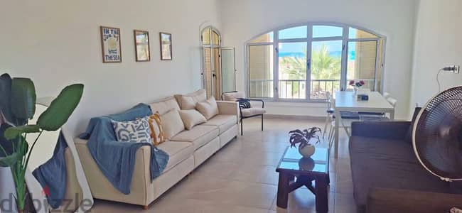 Stunning Direct Sea View Chalet for Rent – Al Montaza (Km 80)