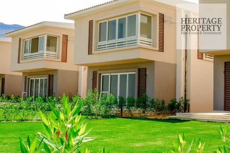 For Sale  Chalet with Private Garden in Murano El Sokhna Resale with Remaining Installments