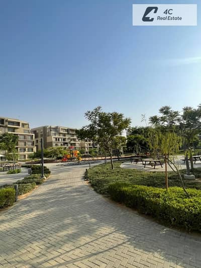 Apartment 142m ground floor for sale in palm hills new cairo view landscape | Ready to move