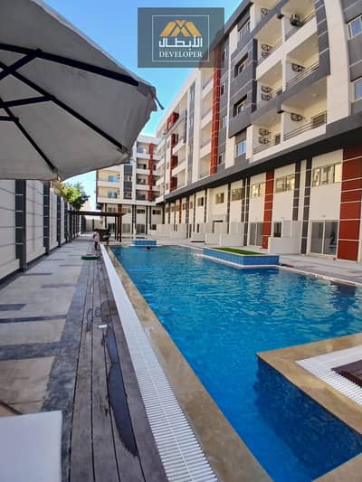 60 sqm studio in Al Ahyaa, side sea view, immediate delivery, Super Lux finishing, and fully integrated amenities.