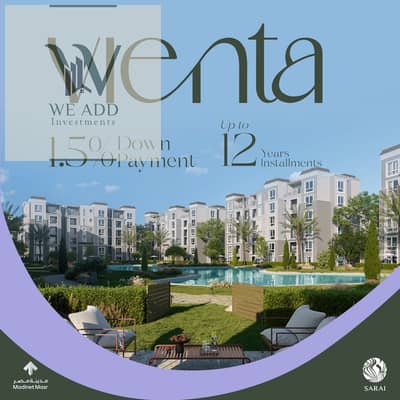 120 thousand advance and monthly installment of 26 thousand without payments, room apartment for sale, Saray compound