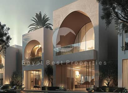 Senior Chalet For Sale 3 Bedroom With Private Garden In Hacianda Heneish Direct Lagoon Delivery 2 Years Over 8 Years - Fully Finished  - North Coast