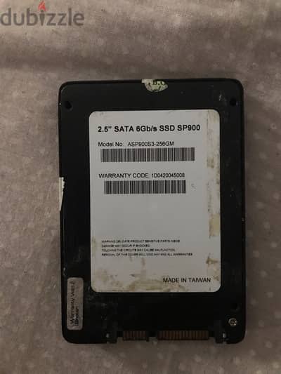 هاردات ssd وhdd  مستعملين  256 و 320 و 500