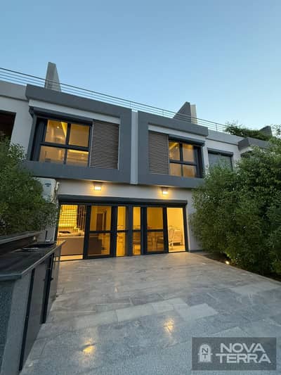 Furnished villa for rent in Al Patio Compound, Al Zahraa, Sheikh Zayed
