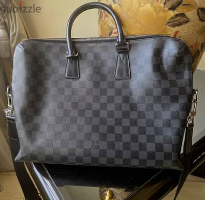 Louis Vuitton Damier Graphite Business Bag Like New Condition