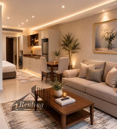 Studio for rent in Nasr City with a pool view, near City Stars