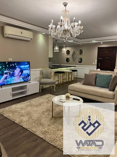 Furnished apartment for rent in Beverly Hills, Sheikh Zayed