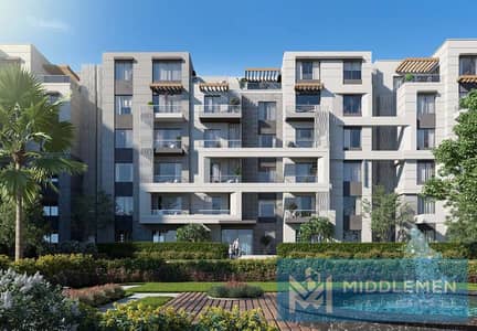Apartment with Roof 110m Fully Finished Prime Location under market price in Palm Hills Badya  October