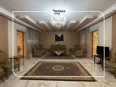 a fully furnished duplex with private garden for rent -7th District Sheikh Zayed