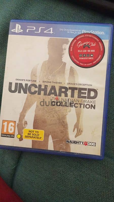 PS4 games. Jump force,Fifa23, Uncharted collection 1