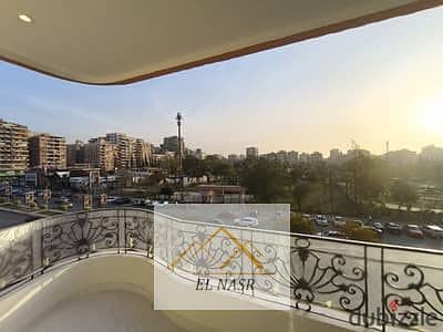 Apartment for rent in front of the Children's Park, Makram Abid in Nasr City, steps away from Africa Pharmacy and Duty Free shops. At a special price of only 14,000 EGP.