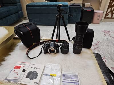 للبيع – طقم تصوير احترافي Canon EOS 600D