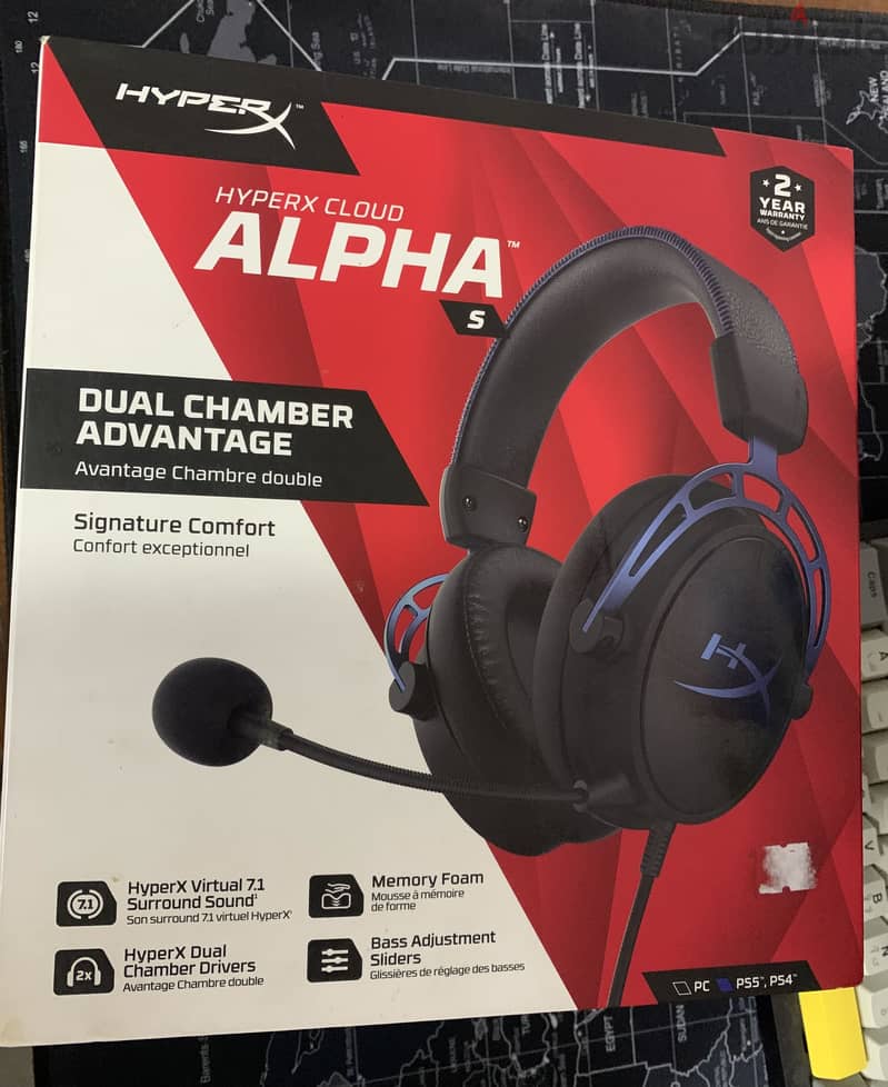 Hyper x cloud alpha s new open box 1