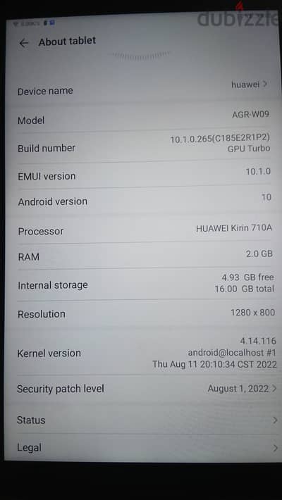 Huawei mate pad T10