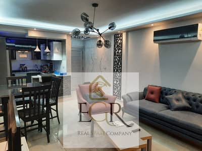 Apartment for rent in Al Rehab: 2 bedrooms, 2 bathrooms, close to amenities, and featuring high-end (super-lux) finishes. 