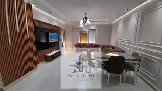 Furnished apartment for rent in Al Rehab. Prime location near all services in the newest phase, with premium finishes at a great price.