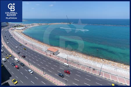 شقة للبيع 135 م  سيدي بشر (طريق الجيش) -السعر يشمل العفش و الاجهزة و تكييف-أستلام فورى.