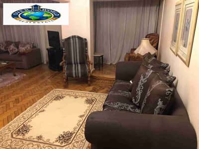 Furnished apartment for rent in Zahra Al-Maadi next to Wadi Degla Club consisting of two bedrooms and a three-piece reception and two fully air-conditioned bathrooms and Wi-Fi, third floor, stairs