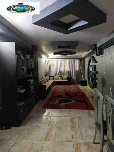 Furnished apartment for rent near Corniche Maadi and Al-Salam International Hospital behind the banks area consists of three bedrooms and reception 2 bathrooms and kitchen air conditioning Wi-Fi second floor stairs