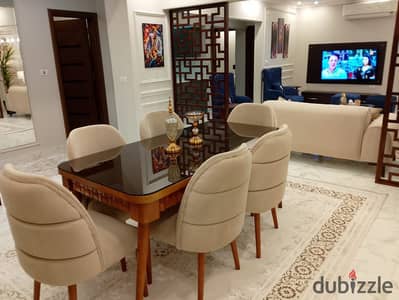 Furnished hotel apartment with hotel finishing close to Safir Hotel in Al-Masahra, for upscale and distinguished living.
