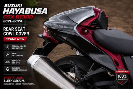 Suzuki Hayabusa GSX-R1300 2021-2024 Rear Seat Cowl Cover | Brand New