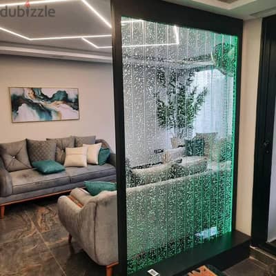 ستارة مائية Water Bubbles حل للمساحات واعادة تقسيم المنزل