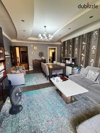 116 square meters apartment in Madinaty at a prime location close to amenities, with special finishes and a garden view, and the lowest price in the market