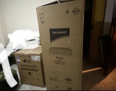 ثلاجة شارب انفرتر ديجيتال ، نوفروست 450 لتر ، أحمر - SJ-GV58G-RD