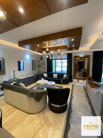 The only villa with this design in Sodic Westown (Post Town) 347 m featuring an Italian elevator and 5 bedrooms Located in Sheikh Zayed Cityy