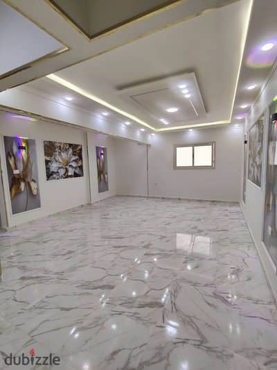 Apartment for sale, two rooms, reception area, two sections, floor 8, behind Al-Sharif Markets