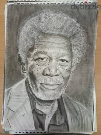 رسم بورتريه بالفحم أو الرصاص حسب الطلب