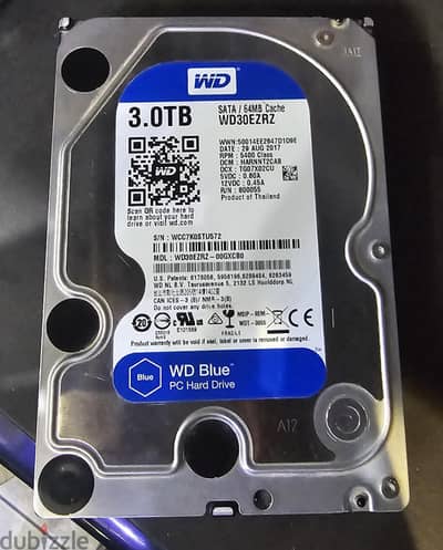 Hard HDD 3.0 TB WD Blue