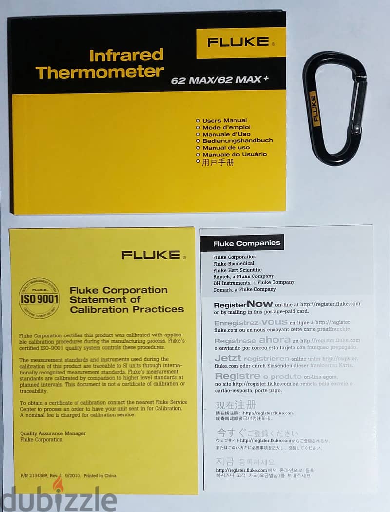 Fluke 62 MAX Plus Infrared (IR) Thermometer 9