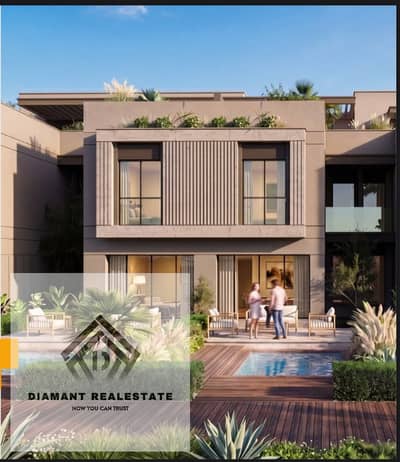 Villa for sale at lowest price in New Capital with Panoramic view overlooking all world's embassies, Excellent discount Over 12Years
