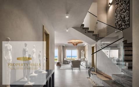 فرصه وبسعر منافس في الماركت تاون هاوس متشطب بالتكييفات والمطبخ sea view في احسن community في السلحل الشمالي