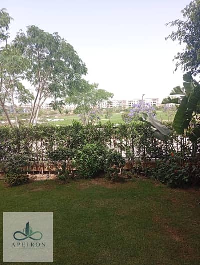 First-Use Apartment with Private Garden for Rent | Mivida – Crescent | New Cairo