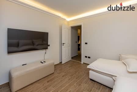 160m furnished air-conditioned park 3 rooms and reception 3 in compound Palm City near Nabawy Engineer