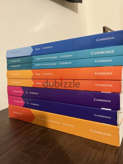 Cambridge IGCSE Coursebooks (Math, Chemistry, Biology, English, ICT)